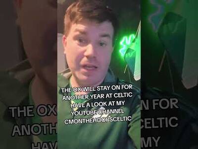 SO THE OX WILL STAY AT CELTIC FOR ANOTHER SEASON!# #CelticFC #alexoxladechamberlain SO THE OX WILL STAY AT CELTIC FOR ANOTHER SEASON!# #CelticFC #alexoxladechamberlain