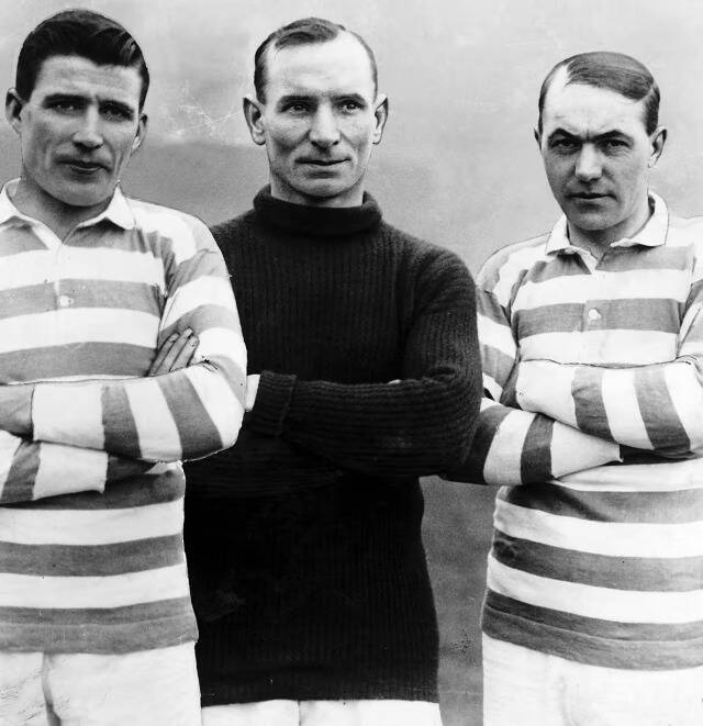 CELTIC’S HOLY TRINITY: Shaw, McNair and Dodds