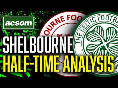 Shelbourne v CELTIC // LIVE Half-Time Analysis // ACSOM // A Celtic State of Mind
