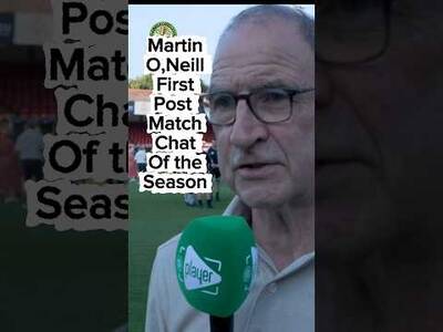 Martin O, Neill talks Shelbourne 1-1 Celtic & More