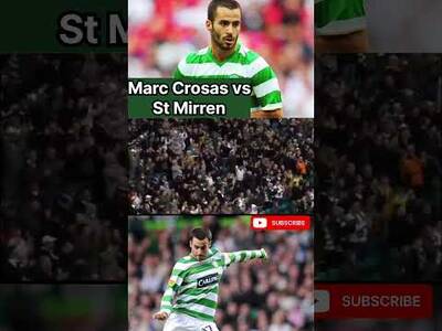 MARC CROSAS SCREAMER AGAINST ST MIRREN! #marccrosas #Celtic #stmirren