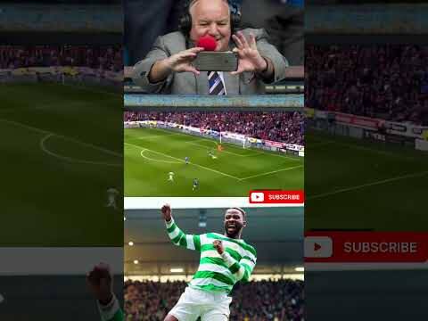 What’s the Goalie Doing Tam 🤣🤣 the Famous Moussa Dembele Goal Chip at Ibrox!