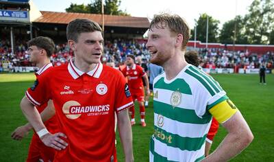 Shelbourne MOTM vs Celtic goes viral for being presented with chainsaw Shelbourne MOTM vs Celtic goes viral for being presented with chainsaw