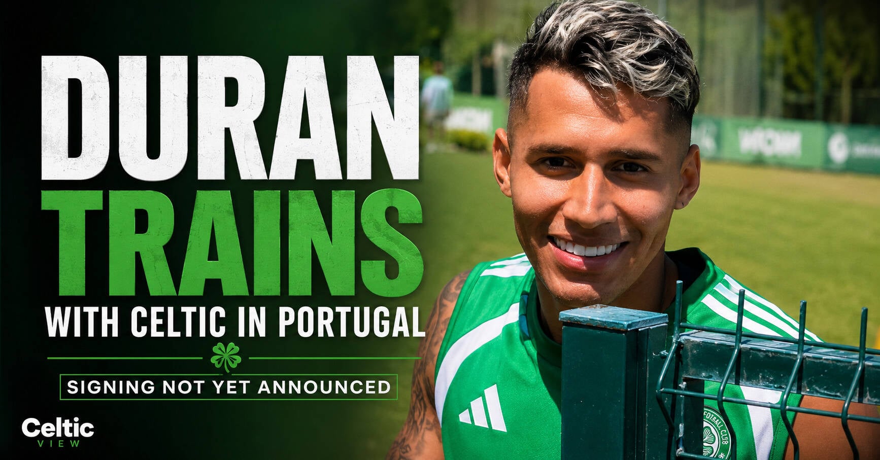 Camilo Durán Trains with Celtic in Portugal as Announcement Nears