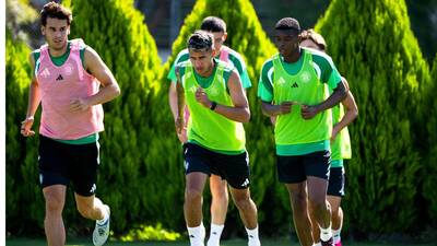 Camilo Duran’s first training session with the Hoops