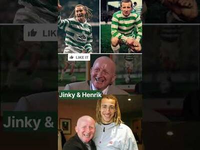 The Iconic Interview Jinky Johnstone & Henrik Larsson/ Wearing the Number 7 of Celtic!🍀