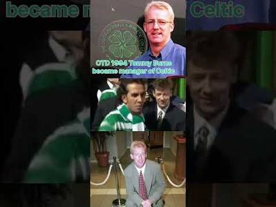 OTD 1994 TOMMY BURNS BECAME THE MANAGER OF CELTIC! #TOMMYBURNS #CELTIC #scottishfooball