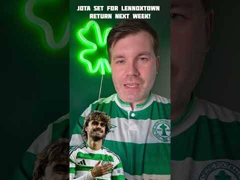 Jota Set for Lennoxtown Return Next Week! / Light Training for the Portuguese Winger on the Grass!
