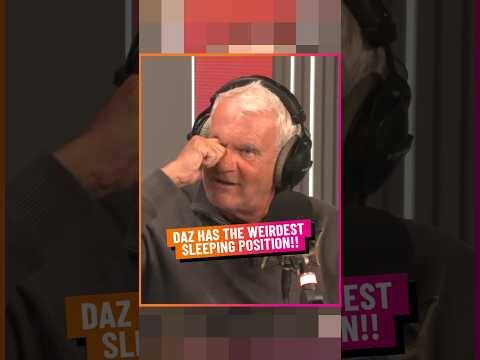 🤯 Daz’s sleeping position is WILD 💤 🤣
