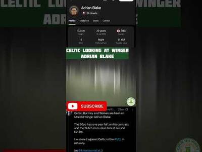 #CELTICFC LOOKING TO SIGN WINGER ADRIAN BLAKE FROM #fcutrecht #transfernews #CELTICFC LOOKING TO SIGN WINGER ADRIAN BLAKE FROM #fcutrecht #transfernews