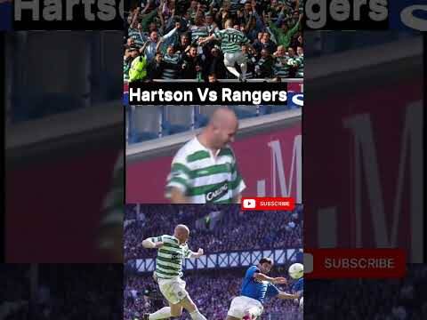 John Hartson Scoring a Chip at Ibrox! Sends the Celtic Fans Into Dreamland! #Johnhartson #Celtic