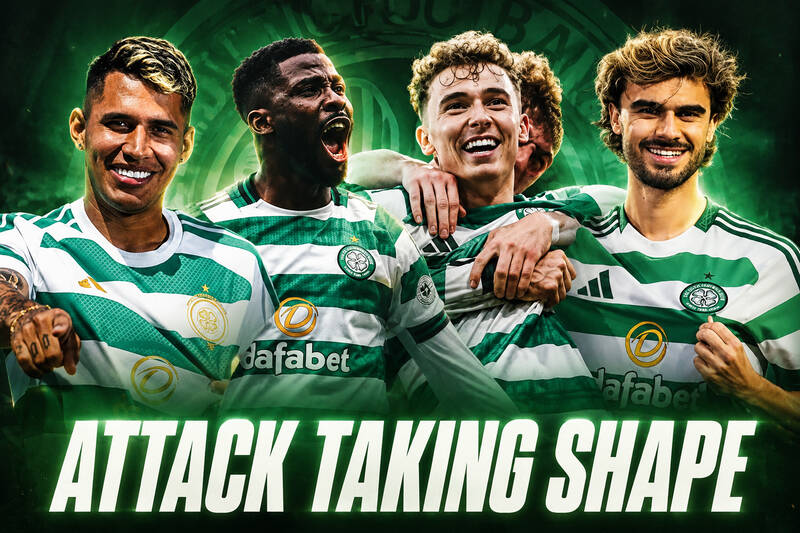 Jota Return Gives Celtic Fans Something to Smile About. Forward line taking shape.