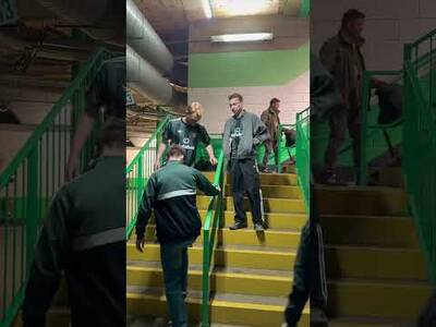 🤳 Go behind the scenes with Alistair Johnston on the set of the new adidas Away Kit shoot #CelticFC🍀