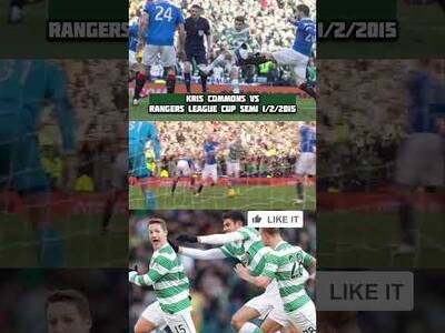 KRIS COMMMONS VS THE SEVCO!! WHAT A HIT IT WAS!#CELTIC #kriscommons