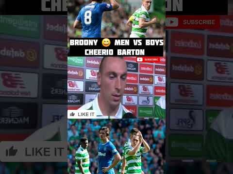Scott Brown on Joey Barton “It Was Men Vs Boys End of the Day” after Beating Sevco 5-1 #Broony