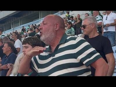 Celtic fan goes mental after defeat in Portugal