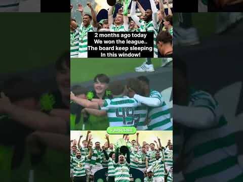 2 Months Ago Today We Won the League yet the Board Haven’t Done Much Since but Sleep!