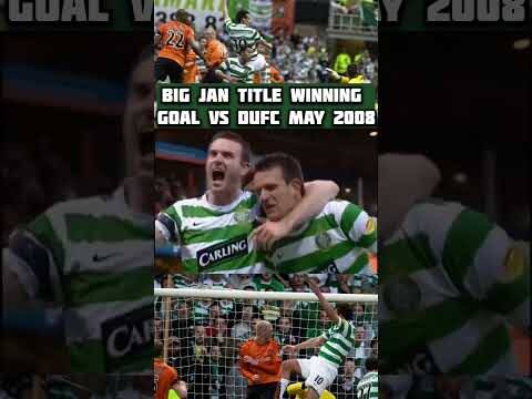 Big Jan Vennegoor of Hesselink Title Winning Goal Against Dundee Utd May 2008! #Celticfc