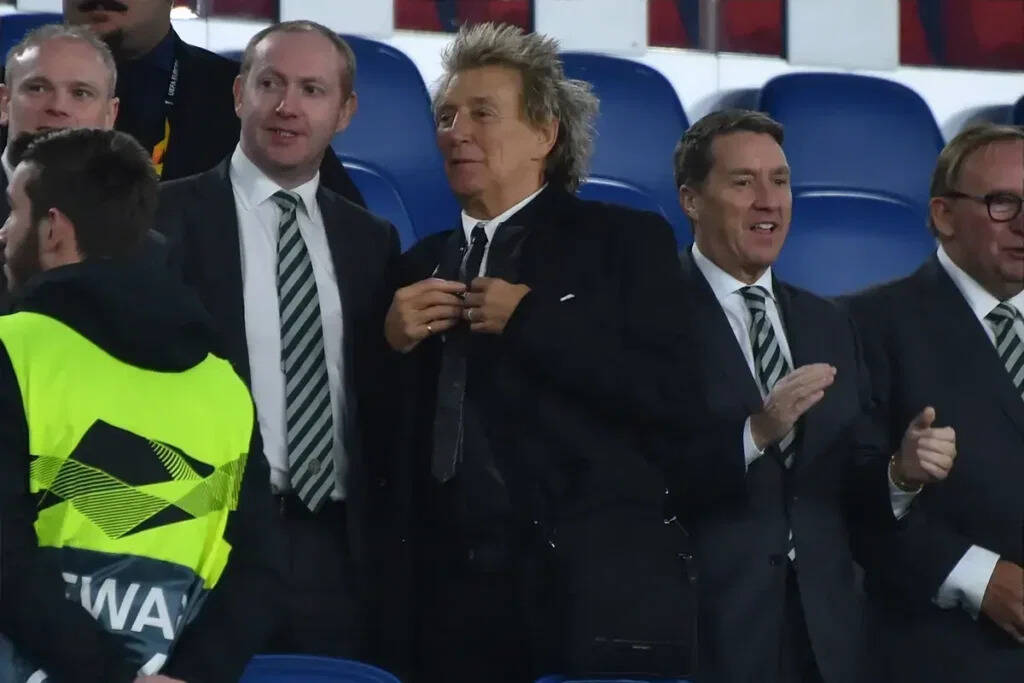 Rod Stewart joins Celtic fan protests