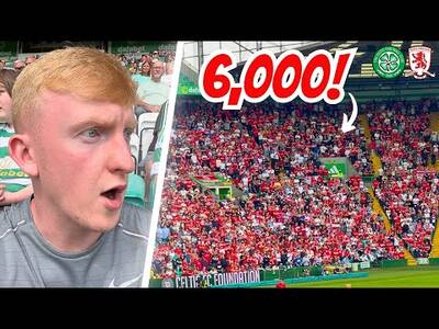 Middlesbrough Fans TAKEOVER Celtic Park! 🤯 Middlesbrough Fans TAKEOVER Celtic Park! 🤯