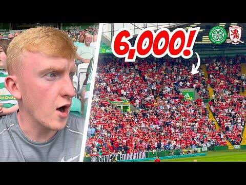 Middlesbrough Fans TAKEOVER Celtic Park! 🤯
