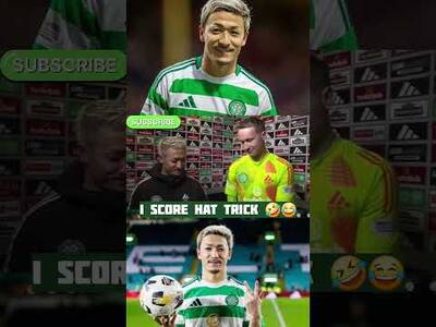 HILARIOUS MOMENT DAIZEN MAEDA NEXT TWO GAME I SCORE HAT TRICK 😂🤣👏🍀 #daizenmaeda #celticfc HILARIOUS MOMENT DAIZEN MAEDA NEXT TWO GAME I SCORE HAT TRICK 😂🤣👏🍀 #daizenmaeda #celticfc