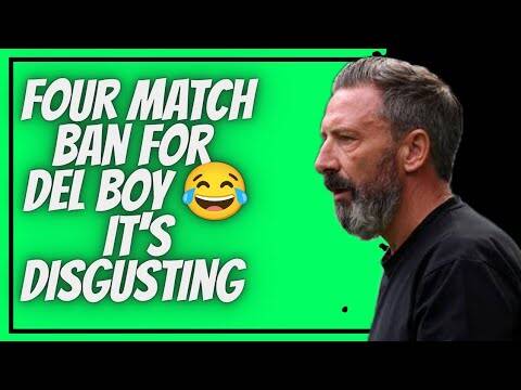That’s Disgusting 😀😀 Derek Mcinnes Handed a Four Match Ban! Karma is Catching Up on Del Boy!