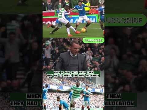 When 10 Men Broke Rangers! They Couldn’t Handle It so They Cut the Allocation 😂😂 #Edouard #Celtic
