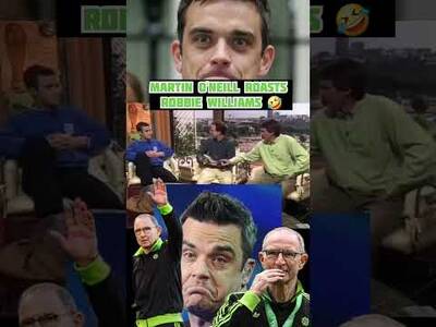 MARTIN O’NEILL ROASTS ROBBIE WILLIAMS! BRILLIANT! #MARTINONEILL #robbiewilliams #takethat