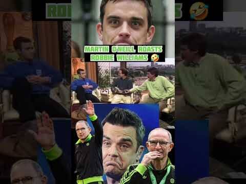 MARTIN O’NEILL ROASTS ROBBIE WILLIAMS! BRILLIANT! #MARTINONEILL #robbiewilliams #takethat