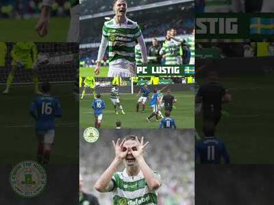 Mikael Lustig Scoring a Peach at Ibrox to Rub Salt Into the Wounds! #Lustig #Celtic #Glasgowderby
