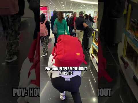 ✈️😭 How People Move About Airports These Days
