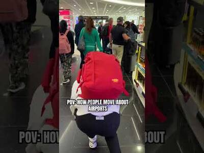 ✈️😭 How People Move About Airports These Days