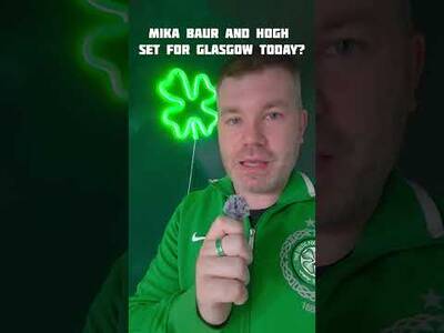 COULD HØGH AND BAUR BE ARRIVING INTO GLASGOW TODAY? HERE’S WHY! #kasperhogh #MIKABAUR #Celtic