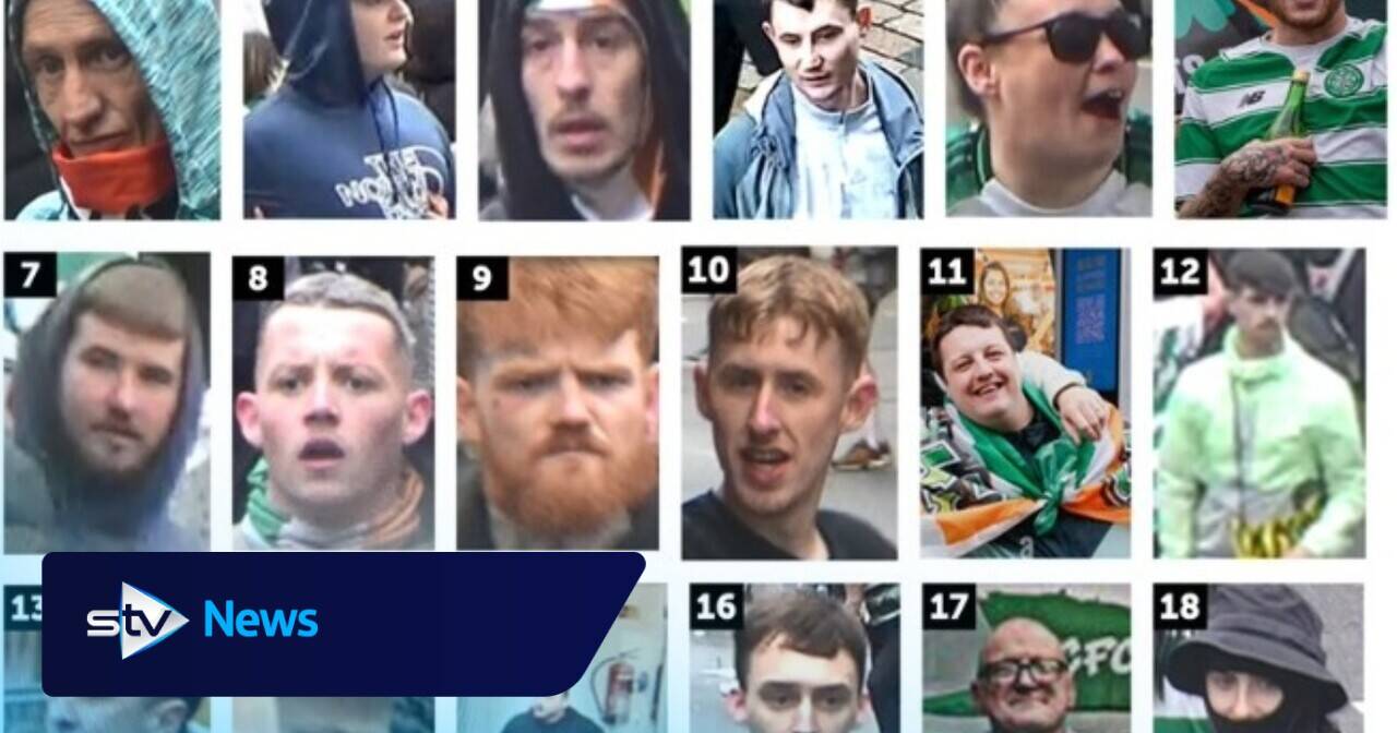 CCTV appeal following disorder at Celtic title celebrations