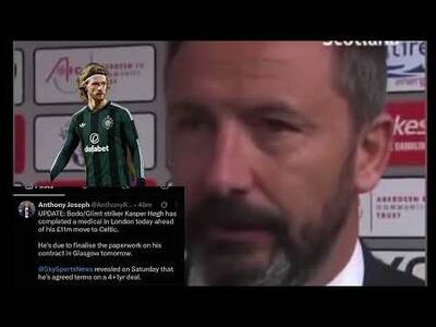 DEREK MCINNES CALLS KAPSER HOGH TRANSFER DISGUSTING! #KASPERHOGH #celticfc #DEREKMCINNES