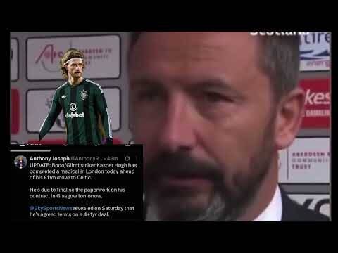 DEREK MCINNES CALLS KAPSER HOGH TRANSFER DISGUSTING! #KASPERHOGH #celticfc #DEREKMCINNES
