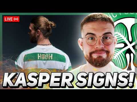 Reaction: He’s Here! | Kasper HØGh Becomes Celtic Record Signing!