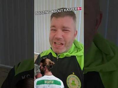 Buzzing about Kasper Hogh Hogh hogh its magic #KASPERHOGH #celticfc