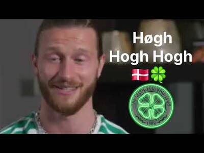 Kapser Hogh :the History is so Big & 2Ndmy Favourite Colour is Green! #Welcomekasperhogh #Celticfc