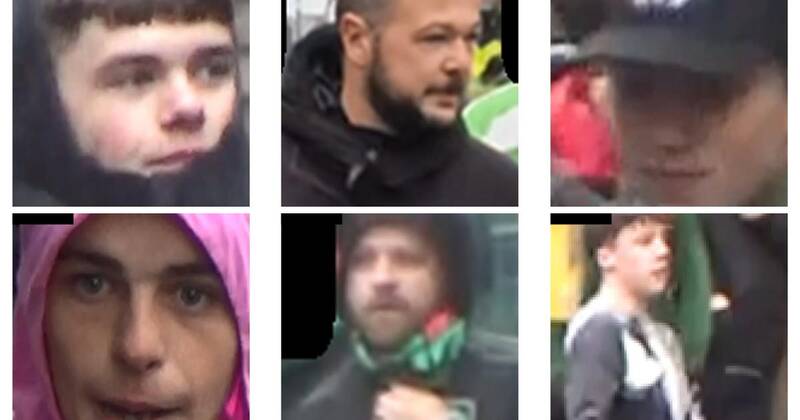 Third CCTV appeal following disorder after Celtic’s Premiership title celebrations