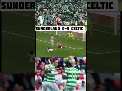 OTD 2017 CELTIC HAMMERED SUNDERLAND 5-0 AT THE STADIUM OF LIGHT! #CELTIC #callummcgregor #SAFC