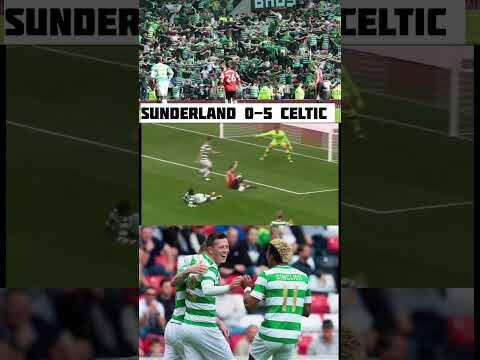 OTD 2017 CELTIC HAMMERED SUNDERLAND 5-0 AT THE STADIUM OF LIGHT! #CELTIC #callummcgregor #SAFC