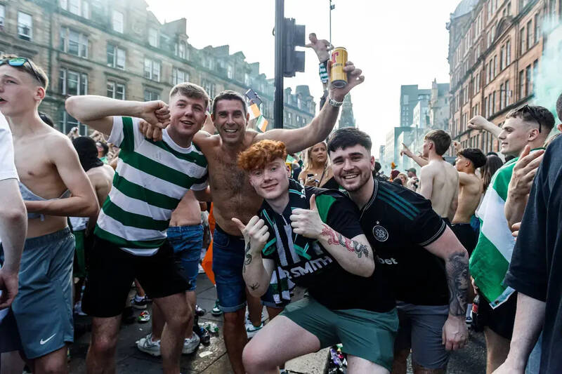The Celtic fans title celebrations continue to generate news. And lies.