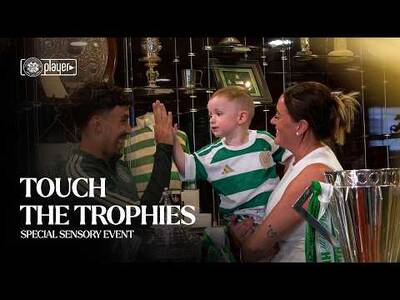 Touch the Trophies | Visually Impaired Celtic fans get a chance to touch history (30/07/26)