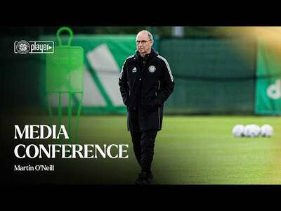 Full Media Conference | Martin O’Neill looks ahead to Monday night (31/07/26) Full Media Conference | Martin O’Neill looks ahead to Monday night (31/07/26)