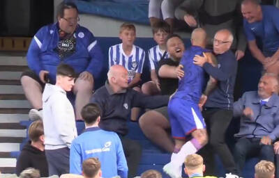 Shocking moment Leigh Griffiths’ footie star brother ‘storms into stand and attacks fan in crowd’ after being subbed off
