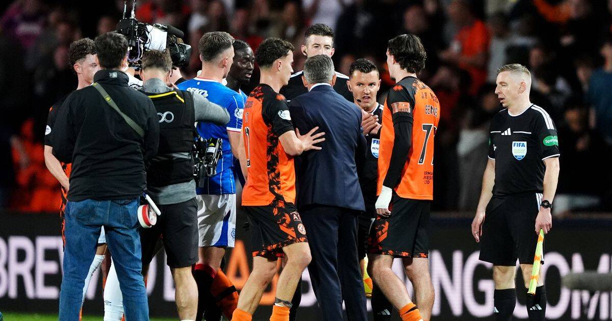 Celtic mad TV presenter trolls Rangers boss Derek McInnes ‘always cheated, never defeated’ mentality after ref row