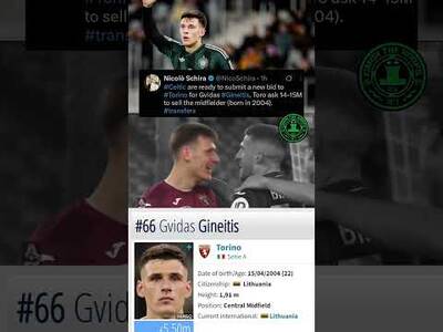 Gvidas Gineitis to Celtic? 🇱🇹🍀 / Arne Engels Replacement If He Goes?