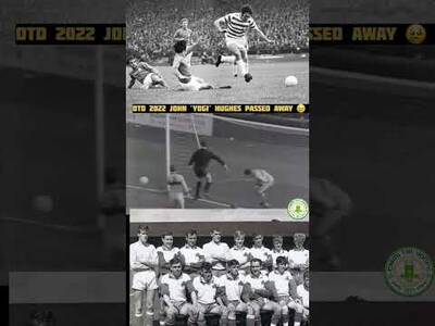 OTD 2022 LISBON LION JOHN “YOGI” HUGHES SADLY PASSED AWAY #celtic #LISBONLIONS #yogihughes